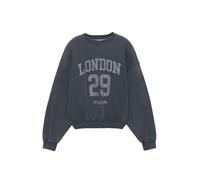 Pull&Bear Sweat-shirt gris / noir, Taille S