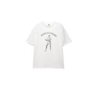 Pull&Bear T-Shirt 'ALI PEOPLE´S CHAMP' noir / blanc, Taille XS