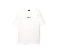 Pull&Bear T-Shirt bleu marine / bleu fumé / taupe / blanc, Taille S