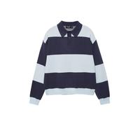 Pull&Bear T-Shirt bleu marine / bleu pastel, Taille XS