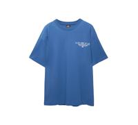 Pull&Bear T-Shirt bleu roi / blanc, Taille XL