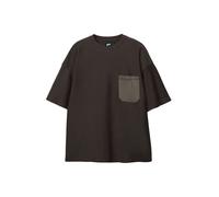 Pull&Bear T-Shirt cappuccino / brun foncé, Taille M