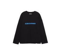 Pull&Bear T-shirt 'CIUDADES' bleu / noir / blanc, Taille M