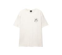 Pull&Bear T-Shirt 'PARIS 02 RUE TIVOLI' sable / noir, Taille XS