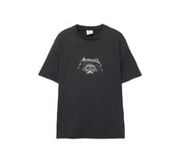 Pull&Bear T-Shirt 'ROCK METALLICA' gris / noir, Taille XS