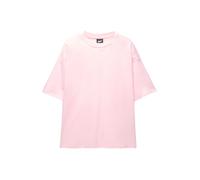 Pull&Bear T-Shirt 'STWD OFF THE RADAR' violet foncé / rose / blanc, Taille L