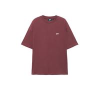 Pull&Bear T-Shirt 'STWD' rose / bourgogne, Taille M