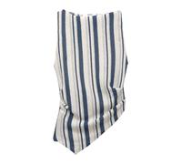 Pull&Bear Tops en tricot bleu foncé / gris clair / blanc, Taille XL