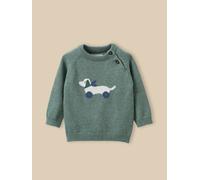 Pull Bébé - Coton Biologique Celadon Chine 12M(74CM)