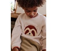 Pull bébé en tricot gustin ecru 9M(71CM)