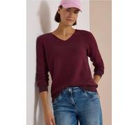 Pull bicolore à col V