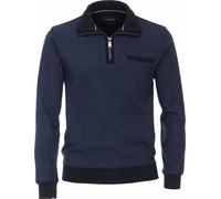 Pull bleu avec fermeture éclair Casa Moda