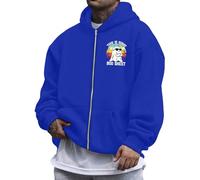 Pull Bleu Électrique Homme Col Veste Taille Jaune Camel Tendance Sweatshirt Lambswool Teddy Française Turquoise Musculation Bicolore Assorti Ample Mon Ailes Biker Pres