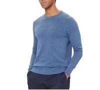 Tommy Hilfiger Pull Homme Essential Cotton avec Col Ras-du-Cou, Bleu (Petrol Blue Heather), XL