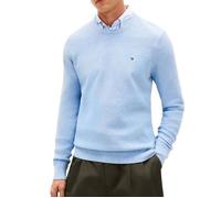 Pull Bleu pastel Homme Tommy Hilfiger Structure M