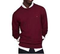 Pull Bordeaux Homme Tommy Hilfiger Essential Crew L