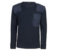 Pull - Brandit - BW - Couleur navy - Homme - Renforcé aux coudes et épaules XXXXXL