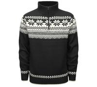 Brandit Pull Troyer Norweger Col montant Noir 2XL Homme