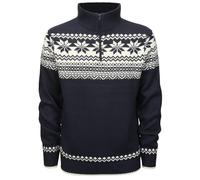 Brandit Pull-over bleu marine et blanc Taille XL