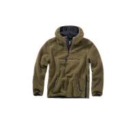 Brandit Teddyfleece Worker Pullover, color: olive, size: L