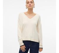 Pull Breeze Maille Fine Col V Avec Liseré Femme Vero Moda