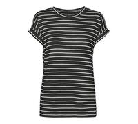 Pull Brianna À Rayures En Maille Fine Col Rond Femme Vero Moda