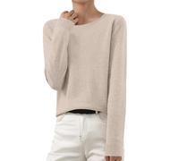 Pull Cachemire Femme 2026 Hiver Chic Chaud Pas Cher Rayé Ample Mode Pullover Col Rond Col V Oversize Hauts Manche Longue Pulls LéGer Elástique Top Tricoté Pull en Tricot Vetement Femme