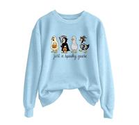 Pull Cachemire Femme Pulls d'halloween Drop Shoulder Sweats Hip Pop Sweatshirts Haut Gothic Sweatshirt Hoodies Sport Style Back to School
