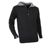 LMA 803170 CACAO Pull Col Camionneur, Noir, Taille 7