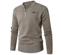 Pull Camionneur Homme Grande Taille Cachemire Rose Colle Coton Kaki Soldes Pulle Boutonné Cou Pure Classique Nordique Moderne 2 Vierge Côtelée Canard Bucheron Des