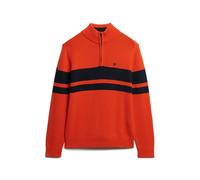 Pull camionneur rayé en maille de coton Superdry Orange M