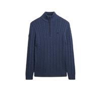 Pull camionneur torsadÃ© en coton Superdry Preppy Bleu XL