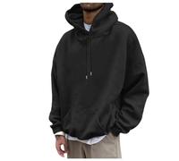 Pull Capuche Manches Longues pour Hommes, Loisirs, Impression numérique 3D, Haut Sweats Capuche Bronzés (L)