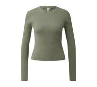Pull cÃŽtelÃ© ajustÃ© en mÃ©lange de viscose femme QS Slim Fit Vert S