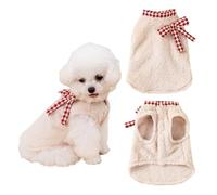 Pull Chat Gilet sans Manches Mignon avec Un Adorable Ourson à Bascule et Un nœud Papillon, idéal pour Une Utilisation Quotidienne à l'intérieur comme l'extérieur (D, 31cm)