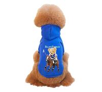Pull Chien Hiver Chaud Chien vêtements Mignon Ours Chiens Sweats à Capuche for Chiot Petit Moyen(Blue,XL)