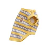 Pull Chien Vêtements d'été for Chiens, Chemises rayées imprimées Ours, Gilet Doux for Chiot et Chat, vêtements à la Mode for Animaux de Compagnie(1,XS)