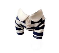 Pull Chien Vêtements d'été for Chiens, T-Shirt rayé for Animaux de Compagnie, Costume for Chien, Pull Doux, for Chiot(Blue,M)