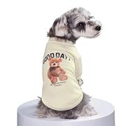 Pull Chien Vêtements d'hiver for Chiens, Pull Chaud for Chiot, Sweat-Shirt à Motif d'ours, vêtements for Animaux de Compagnie Petite et Moyenne Taille(White,XL)