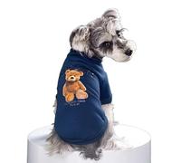 Pull Chien Vêtements d'hiver for Chiens, Pull Chaud for Chiot, Sweat-Shirt à Motif d'ours, vêtements for Animaux de Compagnie Petite et Moyenne Taille(Dark Blue,XS)