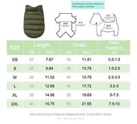 Pull Chien Vêtements d'hiver for Petits Chiens, Gilet Chaud for Animaux de Compagnie, Manteau for Chiot(Red,XL)