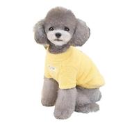 Pull Chien Vêtements d'hiver for Petits Chiens, Sweat à Capuche Chaud for Chien, Sweat-Shirt la Mode for Chiot, Pull Doux for Chat, Manteau for(Yellow,M)