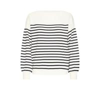 Pull col bateau femme Ichi Luls Bleu S