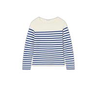 Pull col bateau rayÃ© femme Marc O'Polo Bleu L