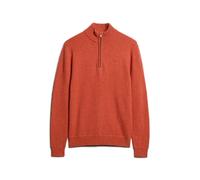 Pull col camionneur en maille Superdry Essential Orange S