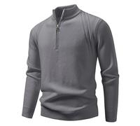 Pull Col Cheminée Zippé Homme Pulls Manche Rond Grosse Moumoute Beau Mérinos Cool Torsadée Molletonné Style Du Jeune Doux Intégré Zippée Leopard Icon 80 Lourd