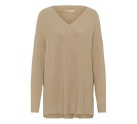 Pull col en V femme CULTURE Olivia Beige M