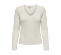 ONLY Pull-over Onlgeena L/S Col en V KNT Nca Femme Blanc M EU