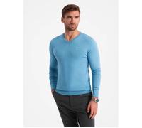 Pull Col en V - Ombre - Pour Homme - Bleu clair S