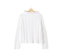 Pull col haut femme Holebrook Emilie Blanc S